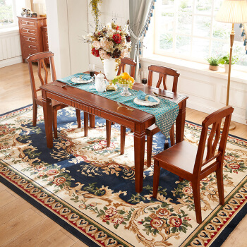 QUANU（QUANU）アメリカン田舎料理のテーブルと椅子のセットは純木枠レストランの家具122117テーブルでございます。