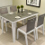 Navienテーブル北欧スクラブガラス料理テーブルセット純木テーブルとテーブルセットレストラン家具テーブルmonding sionテーブル1.3 m一テーブル*六椅子