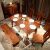 聯匠テーブル純木テーブルクルミの木テーブル新中国式テーブルセットテーブルテーブル付きテーブルテーブルテーブルセット1.5 mシングルテーブル