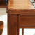 明るい家具のテーブル長方形の純木レストランの家具のテーブル長1.6メートルのテーブル
