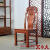 木の中央の赤い木の家具のアフリカの花梨（学名：ハリネズミの紫檀）の食卓の椅子は純粋な木の円の食事のテーブルと椅子のセットを組み合わせて、中国式の象の首の食事の椅子の1.6メートルの円いテーブルの直径の1.6メートルの円いテーブルの+10椅子