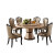 六椅子の大理石の円卓を見てください。家庭用洋風の食事テーブルと椅子の組み合わせで、大戸型の韓国式会所の円形テーブルのシャンパン色のテーブルとテーブルの組み合わせで、テーブルの浅黄色のテーブルとテーブルの組み合わせで、1.6メートルの回転盤に椅子を10つ用意しています。