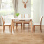 QUANU（QUANU）純木フレームテーブルセットシンプロ北欧食卓ミニテーブル家庭用テーブル120396テーブル4椅子
