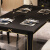 夢の美斯宣新中国式食卓モダシンプレル純木餐テーブルとホワイトワックスの正方形テーブル大中小タワーレストラン家具セット227 1.5 mテーブル