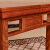 タイガーマスター赤木家具アフリカ花梨（学名：ハリネズミ紫檀）純木テーブルとテーブルと椅子を組み合わせた折りたたみたみテーブル中国風六椅子レストランセットの家具テーブルに4つの椅子がついています。