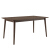 帝佳森テーブル純木テーブル北欧テーブル純木テーブルとテーブルと椅子の組み合わせホワイトワックステーブルとテーブルと椅子の家具リビングセット1601テーブル6椅子（1.4メートルのテーブルに牛の角椅子がついている）