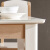 家庭明珠ホーム（M&Z）食卓北欧風テーブルガラステーブル4/6人レストランテーブル椅子家具セット1テーブル+6食事椅子【長さ約1.36メートル】