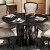 梦美斯宣新中国式食卓椅子セットモダシンプレルテーブル白蝋木純木テーブルレストラン家具円卓セット221枚