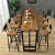 卿渓（QINGXI）アメリカーレトロ壁のカウンターテーブルレストラン純木テーブルとテーブルとテーブルの組み合わせ家庭用バーバーバーバーバーバーバーのテーブルオーダーメイドサイズ（商品価格ではない）