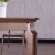 ピノドテーブル純木テーブル北欧テーブルサイズタイプレストラン長方形の食事テーブルとテーブルの組み合わせ輸入ホワイトワックス木胡桃色の簡易正方形テーブル一つのテーブル四つの椅子。