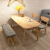 Heywoodフルコースのテーブルとテーブルの組み合わせ北欧モダシンプテーブル多人長方形のテーブルと椅子付きアイスホッケーテーブル1200*700*750