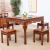 テーブルの中国式の木八仙テーブルの純木テーブルの正方形の小さなテーブルの正方形の家庭用八仙テーブル（幅88、高さ78 cm）
