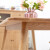 蘇蘭の家純木食卓モダシンプレルテーブルセット北欧ホワイトオークテーブル原木色シングルテーブル1.4 m（予約金、お客様サービス）