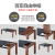 ウェスタンニテーブル北欧のテーブルとテーブルの組み合わせ焼き石伸縮テーブルとテーブルの組み合わせリビング大理石テーブル316焼き石テーブル+6椅子