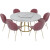 新雅鉄テーブル大理石テーブル北欧インダストリアルテーブルセット家庭用テーブルテーブルテーブル4-10人丸いテーブルテーブルテーブルの複数のテーブルカラーを選択します。（このリンクは商品リンクではありません。）