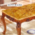 宮寓家具洋風純木テーブルセットアメリカ大理石テーブル家庭用長方形テーブル1.4メートル1.5メートル1.6メートルの豪華レストランテーブルテーブルの本革椅子雨林カフェイン大理石面1.26メートルのテーブル（テーブル）
