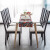 愛必居純木テーブル洋風長方形六人の食事テーブル白には食事椅子を含まない角テーブル120 CMがあります。
