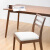 網易厳選原素シリーズ純木シンプロテーブルセット(1テーブル+4椅子)寝室家具原木色1.6メートルテーブル+4本のシンプロ椅子