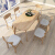 Heywoodフルコースのテーブルとテーブルの組み合わせ北欧モダシンプテーブル多人長方形のテーブルと椅子付きアイスホッケーテーブル1200*700*750