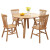海善家の食卓北欧純木食卓モダシンプレル丸い椅子セット家庭用テーブル1ライステーブル日本式レストラン円卓原木色のテーブル