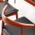 【京東好店】雲を掛け合わせた火あぶり石の純木の食卓椅子が伸縮した食卓北欧モダンシンテーブルセット1.35 m胡桃色（焼石）食卓