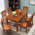 Batesonテーブル全純木テーブルとテーブルとテーブルの組み合わせ小さなタイプロ長方形レストランのテーブル胡桃色の単独テーブル（1.2メートル）