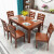 貝創食卓純木食テーブルとテーブルとテーブルとテーブルの組み合わせ小さなタイプロプロの長方形レストランのテーブル胡桃色の単独テーブル（1.3メートル）