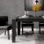 北欧焼石テーブルモダシンプレルテーブルセット家庭用タイプ大理石セット方形テーブル1.3テーブル+4椅子