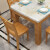 明智匠テーブル純木テーブル大理石テーブルセットモダシンプ長方形レストラン家具茶色1.2 Mシングルテーブル