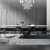 フランスの艾利北欧デザイナーの食卓イタリア式はきわめて簡単で贅沢な食事のテーブルと椅子を組み合わせて大理石の長方形のアイデアのmoda nshigur食事をするテーブルの大理石の食卓【1.4*0.8メートル】食事の椅子をくわえません