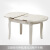 SUNHOO家私モダンシプロ伸縮可能な純木円形テーブルセット家庭用スチールガラステーブル801テーブル6椅子