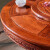 安館紅木家具アフリカ花梨（学名：ハリネズミ紫檀）食卓中華純木帯回転盤丸テーブルセットホテルの食卓家具テーブル1.38 mテーブル+8明式食事椅子