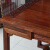 木の中央の赤い木の家具のアフリカの花梨(学名:ハリネズミの紫檀)の食卓の椅子は新しい中国式の長方形の食卓を組み合わせます。