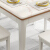 ディオテーブル大理石テーブルテーブルテーブルテーブルテーブルテーブルテーブルテーブルセットmodanファッション大理石テーブルテーブル+4椅子1.3*0.8メートル