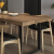 优品元素北欧纯木食テーブルセットモダシンプテーブル家庭用長方形テーブルカフェミルクティーレストランレストランのテーブルテーブルテーブルテーブルテーブル：120*60*75デスクトップの厚さ5 cm