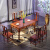 【5年品質保証】広東順紅木家具アフリカ花梨（学名：ハリネズミ紫檀）テーブル純木テーブル長方形テーブルセット中華風のアンティークテーブルテーブルテーブルテーブルテーブルテーブルテーブル椅子