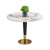 良縁家私は北欧イタリア式軽奢大理石商談テーブルセットのシンプロモダンデザイナーの円形テーブルコーヒー創意テーブル70 CMシングルテーブル（色は備考を撮影します）