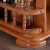 楽瑪仕（Rogmas）テーブル純木伸縮食テーブルと椅子セットモダシンプ収納テーブル海棠色一テーブル四椅子（1.3 m）