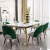 美得楽テーブル大理石テーブルセット北欧軽量奢ステンレステーブルLT 038 1.4 mシングルテーブル（テーブルの色は備考を撮影します）