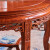 マホガニー家具アフリカ花梨(学名:ハリネズミ紫檀)テーブル純木テーブル中華レストラン家具アンティークテーブルセットテーブル1.16 mテーブル+6プリンセスベンチ