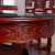 多子（dZ）純木円卓のテーブルに新しい中国式のベルトを回転させて彫刻します。古テーブルホテルのレストランの大きい円卓の華梨色の1.6メートルのテーブルにAタイプの椅子10本を配合しています。