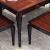 七宝の食卓黄金檀の新中国式全純木のテーブルとテーブルの組み合わせ1.5メートルの大きな家型の長方形のテーブルで食事をするテーブルの家庭用ソフトハウスの家具のテーブル4つの椅子【1.5メートル】