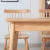 慧芝テーブル全純木テーブル北欧食事テーブルセット小タワーオークテーブル原木色テーブルmonding長方形テーブル円卓レストラン家具1.2 mテーブルオーク円形テーブル