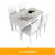 SUNHOO家私食テーブルセットモダシンプ4人テーブル長方形家庭用テーブル808大理石テーブル1.3 m+808食事椅子*4