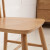 美乐楽家具コペンハーゲンシリーズ北欧スタイルテーブルレストランシンプロ全纯木长食テーブルセット（ファッションモデル）1.35 mテーブル