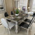 オラン庭の食卓の大理石の食卓の椅子とステンレスのテーブルの组み合わせモダシンプレルテーブルのモダシンプレルレストランの長方形のテーブルの家具1200*600 mmテーブル