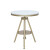 美線康橋北欧モダシンプロ铁芸コーヒーテーブルと椅子のバルコニーとレジャーテーブルの組み合わせファッションins椅子一つテーブル二つ（白いテーブルと椅子の面）