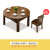 北欧の王国の食卓の純木の食事のテーブルとテーブルのセットは小さいタリプの中国式の家具が伸縮して折りたたみの円形の家庭用長方形の食事のテーブル（1.38メートル）の4つの椅子の胡桃色のテーブルです。