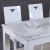 手作り明珠ホーム（M&Z）テーブルチェアモダシンプレルリビングテーブルテーブルテーブル椅子大理石テーブル1テーブル4/6テーブルセット1テーブル+6食事チェア【長さ約1.35 m】