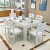 詩峰テーブル純木食テーブルセットモダシンプ長方形の西食卓テーブルテーブルテーブルミニテーブル家庭4/6人くるみ色シングルテーブル（1.2メートル）